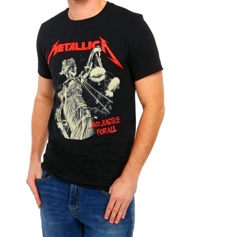 Metallica ...And Justice For All metal rock Official T-Shirt XL NWT